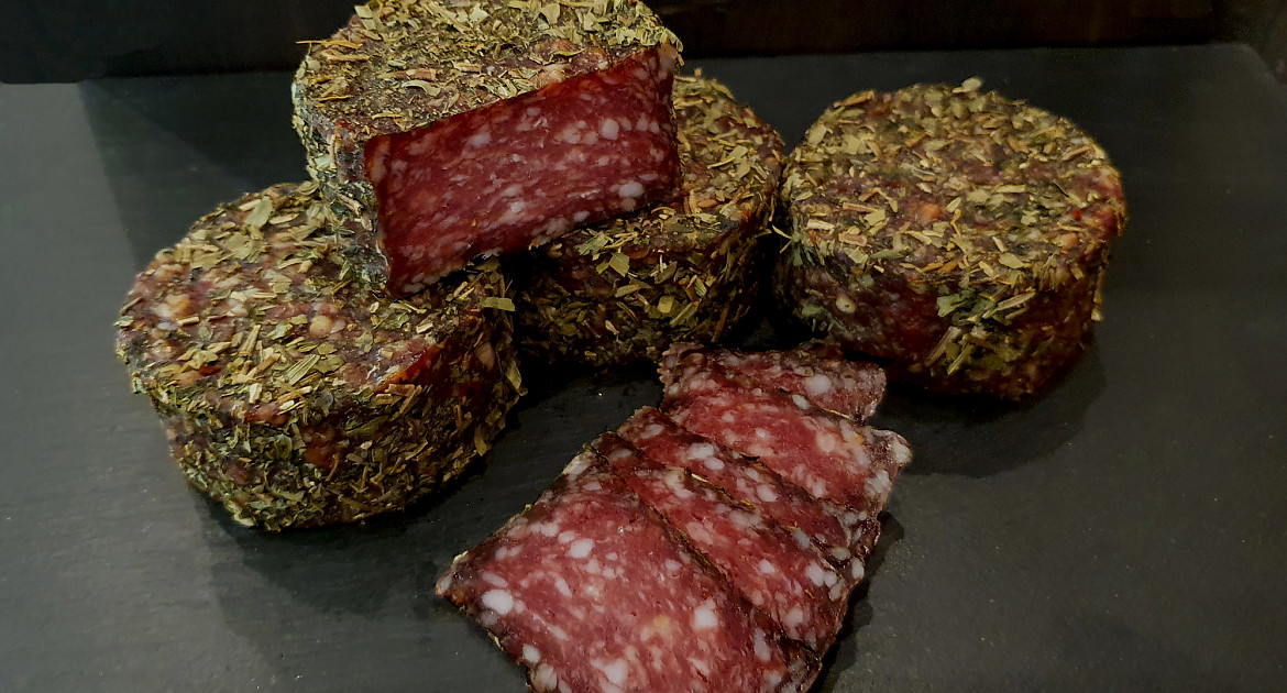 Salami-Taler Kräuter