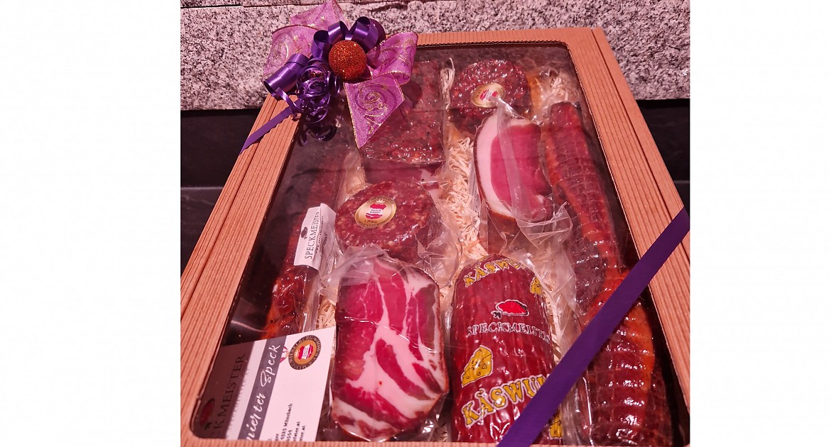 Geschenkbox mit Sichtfenster